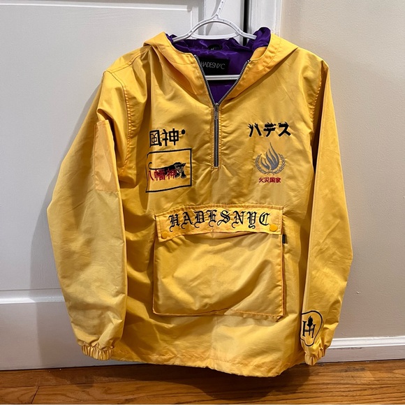 HadesNYC Luxury Windbreaker in Gold - Picture 3 of 7